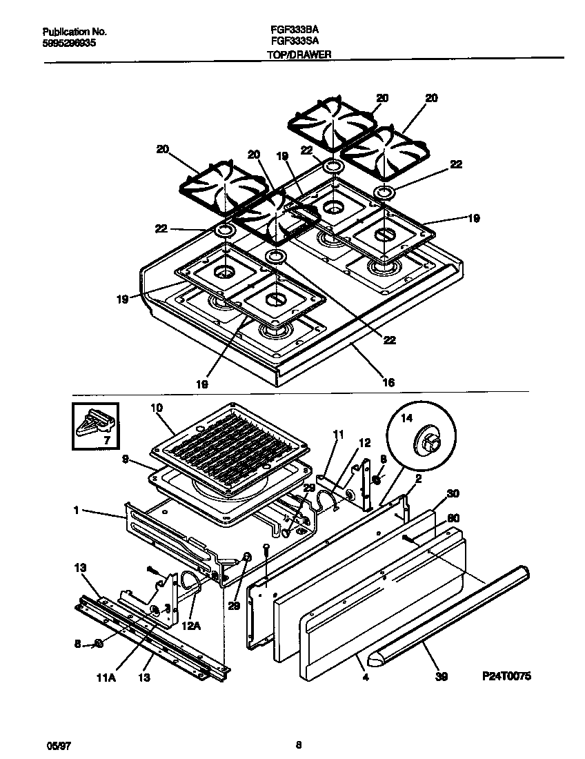 Top/drawer