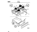 Universal/Multiflex (Frigidaire) MEF311SBWG top/drawer diagram