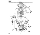 Universal/Multiflex (Frigidaire) MLXE42RED3 motor/tub diagram