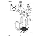 Frigidaire FWX223LBS4 cabinet/top diagram