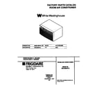 White-Westinghouse WAC083W7A8 cover diagram
