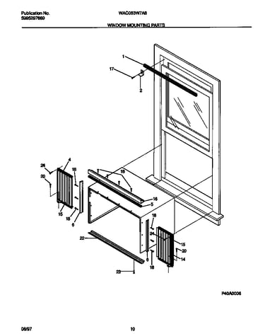 Window mounting parts
