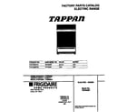 Tappan TEF355BFWA cover diagram