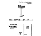 Gibson GFU21D9FW0 cover diagram