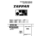 Tappan TEC6X2XCD3 cover diagram