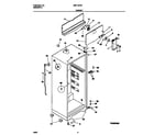 Universal/Multiflex (Frigidaire) MRT13CRED1 cabinet diagram