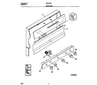 Universal/Multiflex (Frigidaire) MGF331BFWA backguard diagram