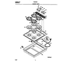 Tappan TGC8X3XCC3 cooktop parts diagram