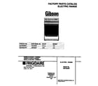 Gibson GEF324BFDA cover diagram