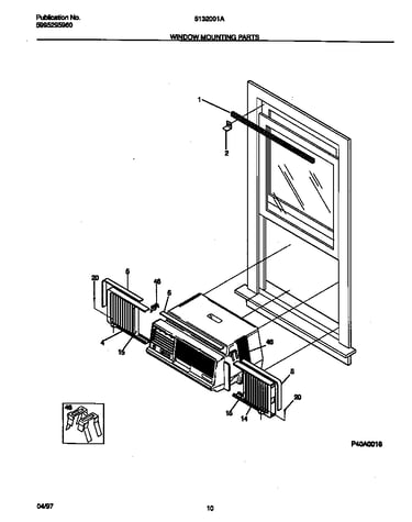 Window mounting parts