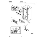 Frigidaire FFU12D9EW1 cabinet/control/shelves diagram