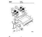 Universal/Multiflex (Frigidaire) MEF402WFD1 top/drawer diagram