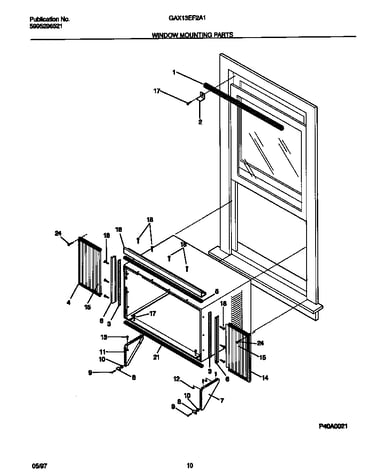 Window mounting parts