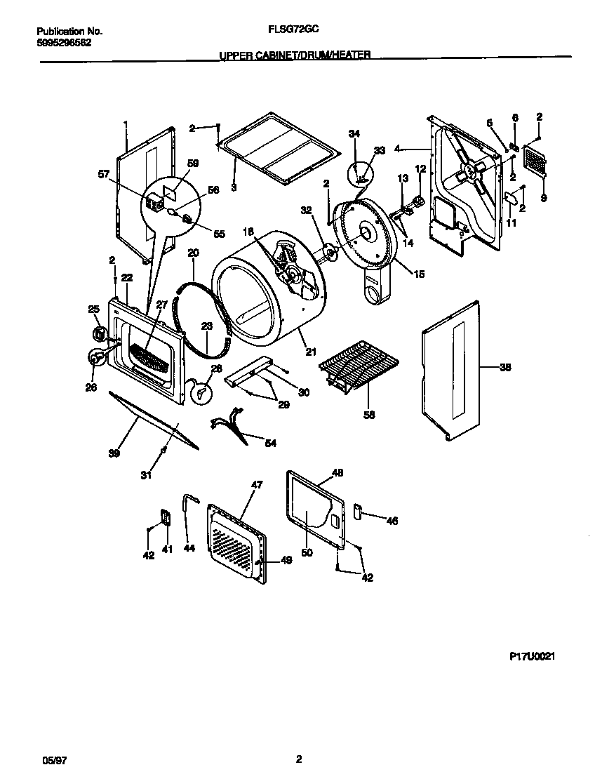 UPPER CABINET/DRUM/HEATER