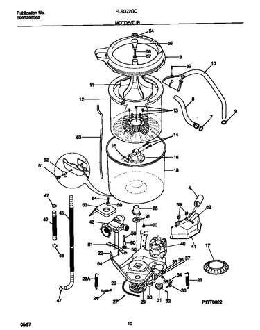 Motor/tub
