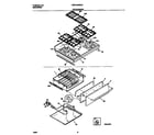 Frigidaire FGF379WECE top/drawer diagram