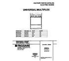 Universal/Multiflex (Frigidaire) MEF301PBWJ cover diagram