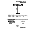 Frigidaire FRS22WNCW5 cover diagram