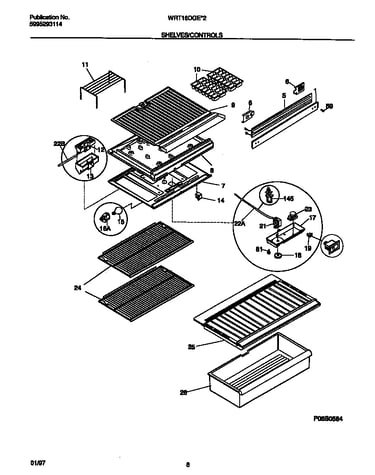 Shelves/controls