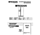 Frigidaire FRS22ZRFW0 cover diagram