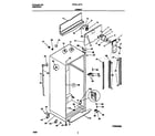 Frigidaire FRT21LRFW0 cabinet diagram