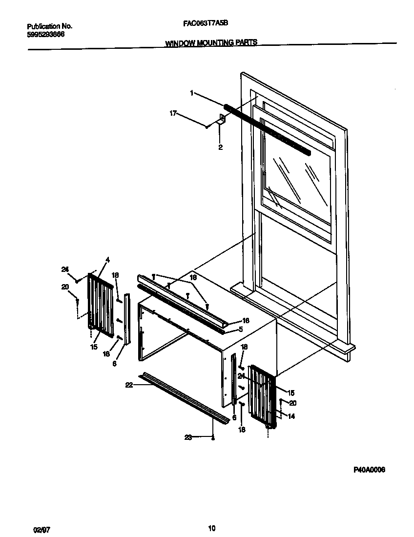 WINDOW MOUNTING PARTS