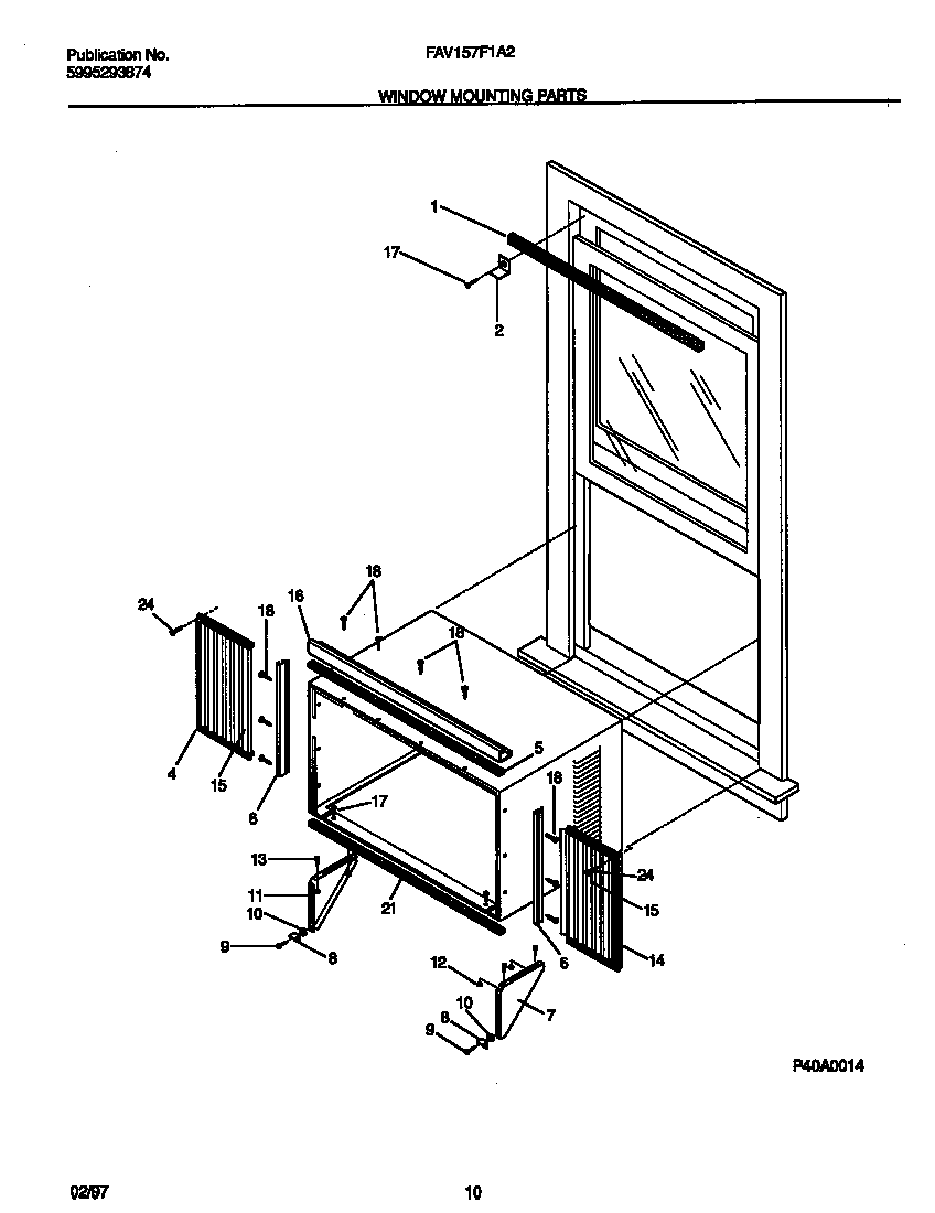 WINDOW MOUNTING PARTS