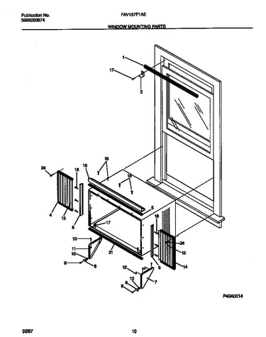 Window mounting parts