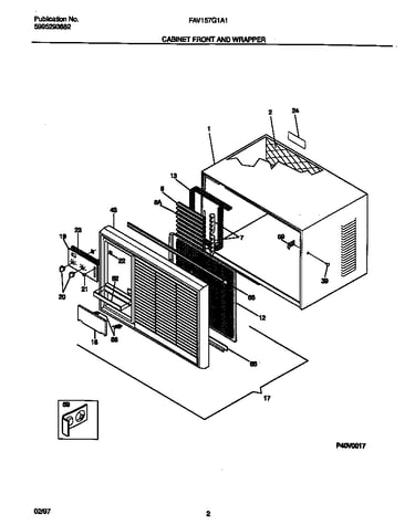 Cabinet front and wrapper