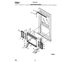 Frigidaire FAV157G1A1 window mounting parts diagram