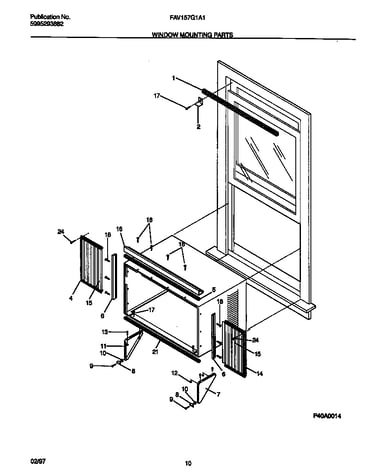 Window mounting parts
