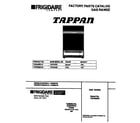 Tappan TGF355BEDC cover diagram