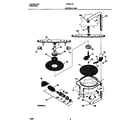 Frigidaire FDB221RFR2 motor & pump diagram
