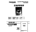 Tappan TGF605WFD1 cover diagram