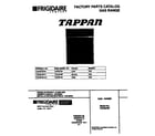 Tappan TGF657BFD1 cover diagram