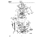 Gibson GWS645RBS4 motor/tub diagram