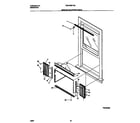 White-Westinghouse WAC056F7A2 window mounting parts diagram
