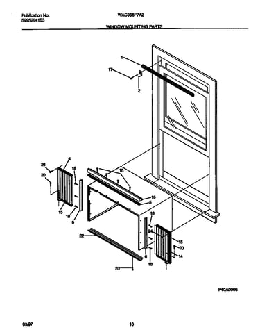 Window mounting parts