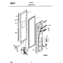Frigidaire FRS22ZRFD1 freezer door diagram