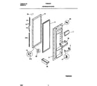 Frigidaire FRS22ZRFW1 refrigerator door diagram
