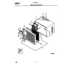 White-Westinghouse WAV157F1A2 cabinet front and wrapper diagram