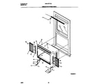 White-Westinghouse WAV157F1A2 window mounting parts diagram