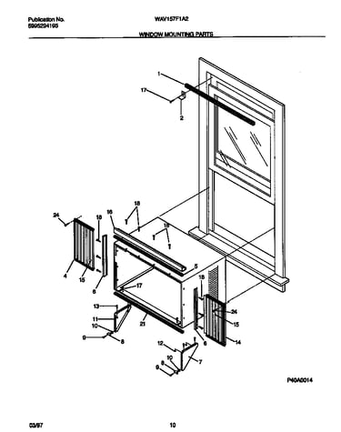 Window mounting parts