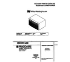 White-Westinghouse WAV157S1A4 cover diagram