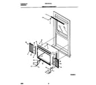 White-Westinghouse WAV157S1A4 window mounting parts diagram