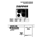 Tappan TEC3X3XCW3 cover diagram