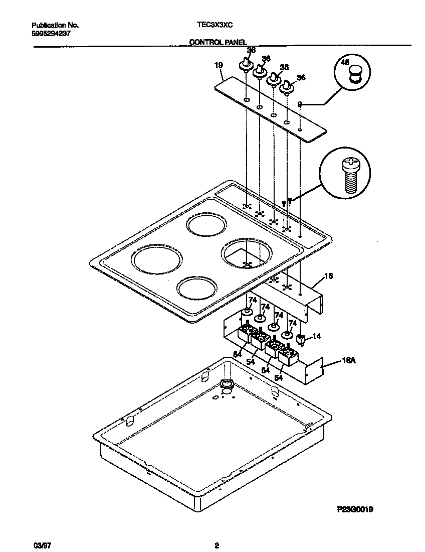 Control panel