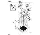 Universal/Multiflex (Frigidaire) MWX413REW0 cabinet/top diagram