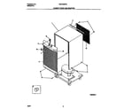 Frigidaire MDDQ50FF2 cabinet front and wrapper diagram