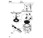 Frigidaire FDB836GFS2 motor & pump diagram